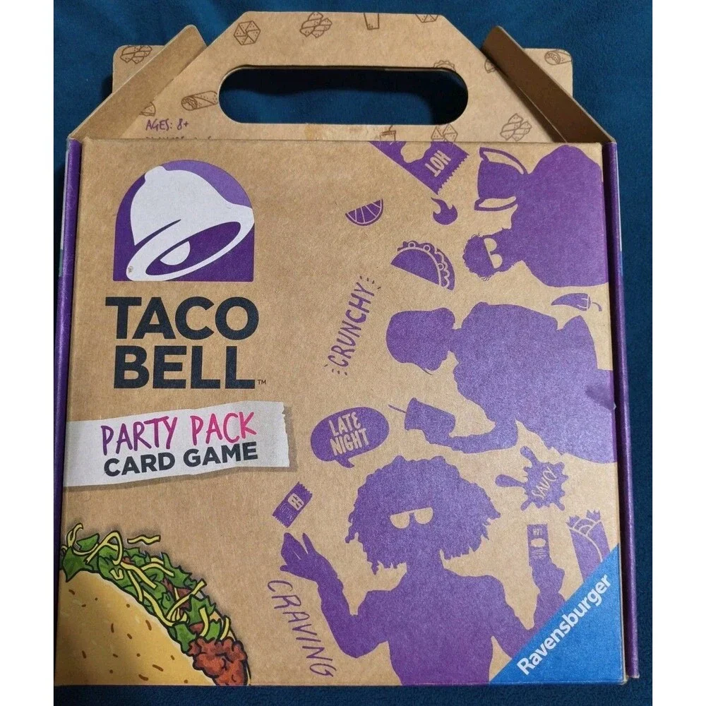 2021 Taco Bell Party Pack Card Game Ravensburger New In Open Box Items Sealed